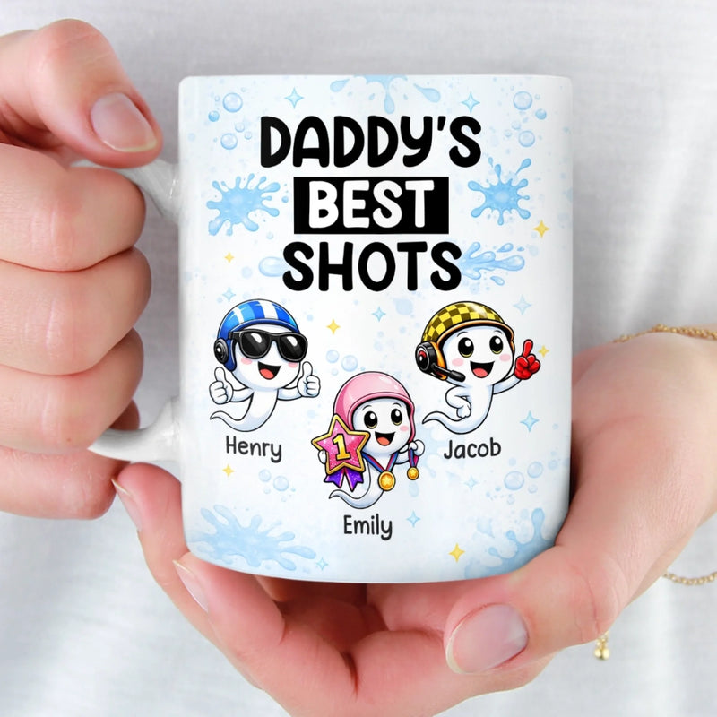Custom Mug - Personalized Funny Father's Day Birthday Gifts For Dad - The Heart Of Our Family