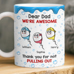 Custom 3D Inflated Effect Printed Mug - Personalized Funny Father's Day Birthday Gifts For Dad - Thanks Dad I Turned Out Awesome