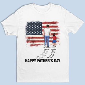 Custom Unisex T-shirt, Premium T-shirt, Hoodie - Personalized Father's Day Birthday Gifts For Dad, Grandpa - Forever My Hero