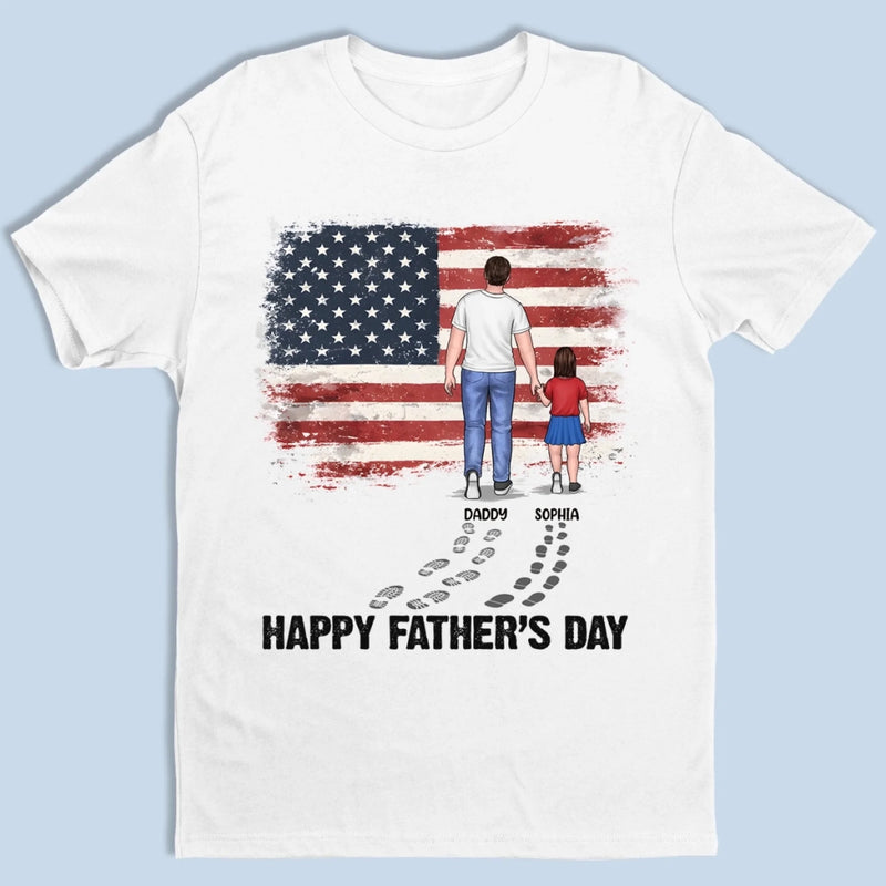 Custom Unisex T-shirt, Premium T-shirt, Hoodie - Personalized Father's Day Birthday Gifts For Dad, Grandpa - Forever My Hero