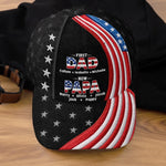 Custom Hat, All Over Print Classic Cap - Personalized Father's Day Birthday Gifts For Dad, Grandpa - Dad Strength Guides Our Way
