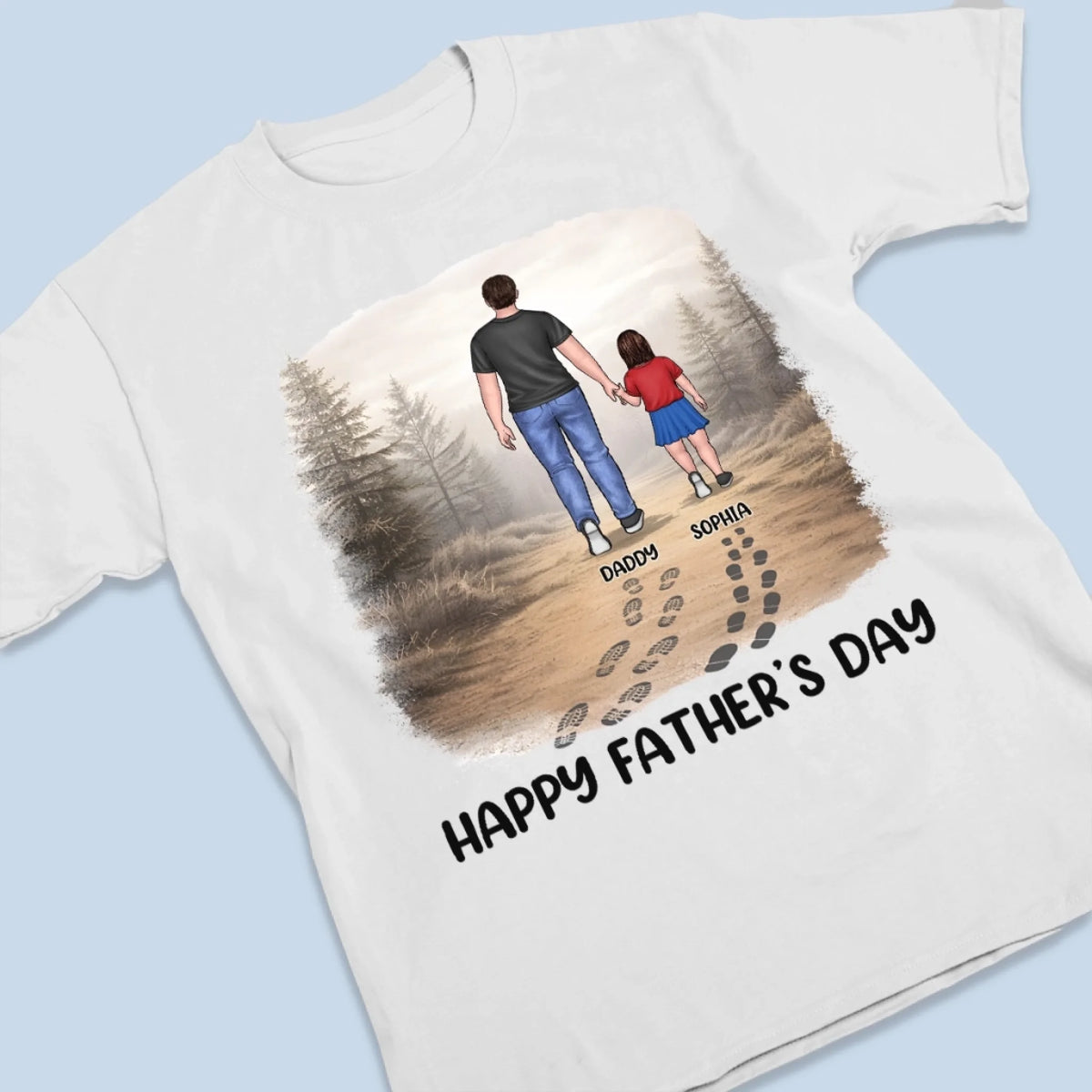 Custom Unisex T-shirt, Premium T-shirt, Hoodie - Personalized Father's Day Birthday Gifts For Dad, Grandpa - He Raised A Family
