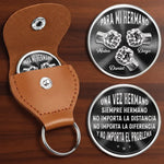 Abrazo De Bolsillo Personalizado - Regalo Para Hermano - Unidos Por Siempre Sin Importar El Problema
