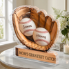 Custom Acrylic Plaque - Personalized Mother's Day,  Father's Day Gifts For Mom, Grandma, Dad, Grandpa - From Little League To Lifelong Love
