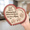 Custom 2-Layered Wooden Plaque - Personalized Mother's Day Birthday Gifts For Mom - Blessed With The Best Mom