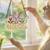 Custom Window Hanging Suncatcher Ornament - Personalized Mother's Day Birthday Gifts For Mom, Grandma - Grandma’s Love Never Fades