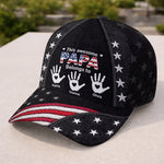 Custom Hat, All Over Print Classic Cap - Personalized Father's Day Birthday Gifts For Dad, Grandpa - Dad Always Our Hero