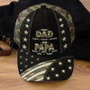 Custom Hat, All Over Print Classic Cap - Personalized Father's Day Birthday Gifts For Dad, Grandpa - Stepping Into Grandpa Life