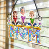 Custom Window Hanging Suncatcher Ornament - Personalized Mother's Day Birthday Gifts For Mom, Grandma - Mom, Our Sweetest Heart