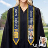 Custom Photo Graduation Stole - Personalized Graduation Gifts For Him, Her - So Done, New Beginnings
