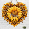 Custom Sunflower Wood Sign - Personalized Mother's Day Birthday Gifts For Mom, Grandma - All Roads Lead Back To Her