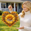 Custom Sunflower Wood Sign - Personalized Mother's Day Birthday Gifts For Mom, Grandma - All Roads Lead Back To Her