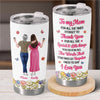 Custom 3D Inflated Effect Printed Tumbler - Personalized Mother's Day Birthday Gifts For Mom, Grandma - Thank You For Your Love