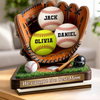 Custom 2-Layered Wooden Plaque - Personalized Mother's Day, Father's Day Gifts For Mom, Grandma, Dad, Grandpa - Mom You Mean So Much