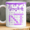 Custom Word Search Puzzle 3D Inflated Effect Printed Mug - Personalized Mother's Day Birthday Gifts For Mom, Grandma - All Words Lead To Mom