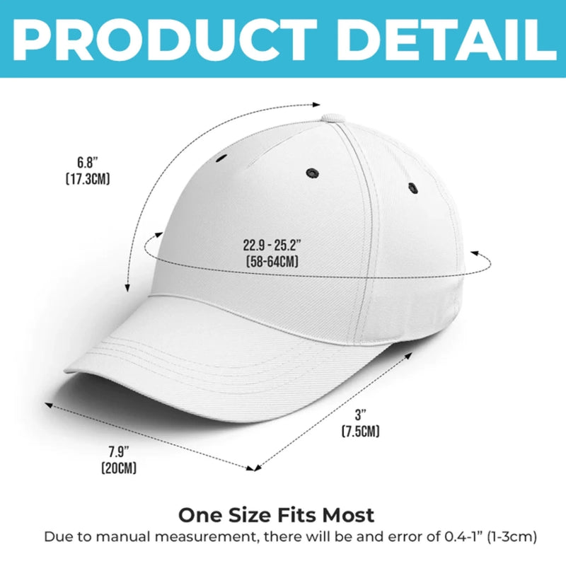 Custom Hat, All Over Print Classic Cap - Personalized Mother's Day Birthday Gifts For Grandma, Mom - World’s Greatest Grandma
