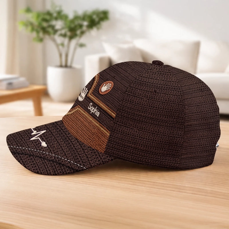 Custom Hat, All Over Print Classic Cap - Personalized Mother's Day Birthday Gifts For Grandma, Mom - World’s Greatest Grandma
