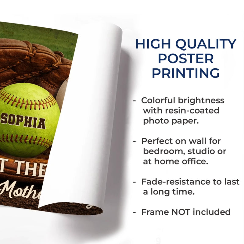 Custom Horizontal Poster - Personalized Mother's Day, Father's Day Gifts For Mom, Grandma, Dad, Grandpa - We Caught The Best One