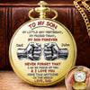 Custom Pocket Watch - Personalized Birthday Gifts For Son - My Son My Pride