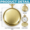 Custom Pocket Watch - Personalized Birthday Gifts For Son - My Son My Pride