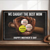 Custom Horizontal Poster - Personalized Mother's Day Gifts For Mom, Grandma - Caught With Love