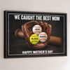 Custom Horizontal Poster - Personalized Mother's Day Gifts For Mom, Grandma - Caught With Love