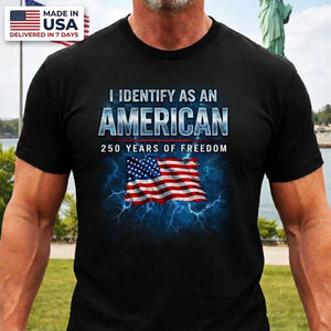 Unisex T-shirt, Premium T-shirt, Hoodie - America 250th Anniversary Gifts For Men And Women - Built On Courage And Hope