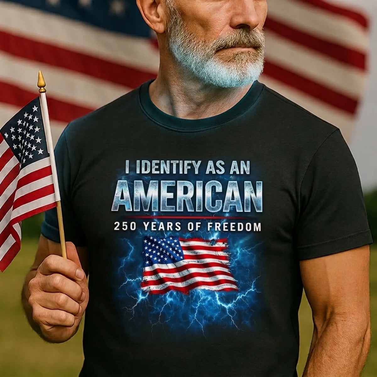 Unisex T-shirt, Premium T-shirt, Hoodie - America 250th Anniversary Gifts For Men And Women - Built On Courage And Hope