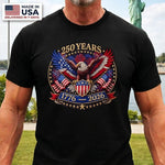 Unisex T-shirt, Premium T-shirt, Hoodie - America 250th Anniversary Gifts For Men, Women - Legacy Of Liberty