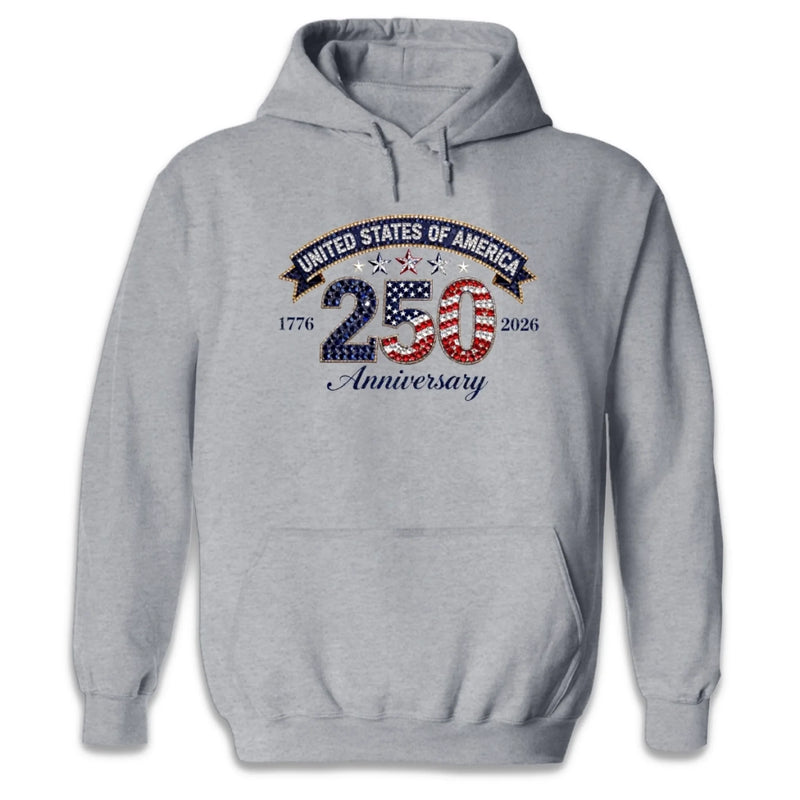 Unisex T-shirt, Premium T-shirt, Hoodie - America 250th Anniversary Gifts For Men And Women - Patriot Since Day One