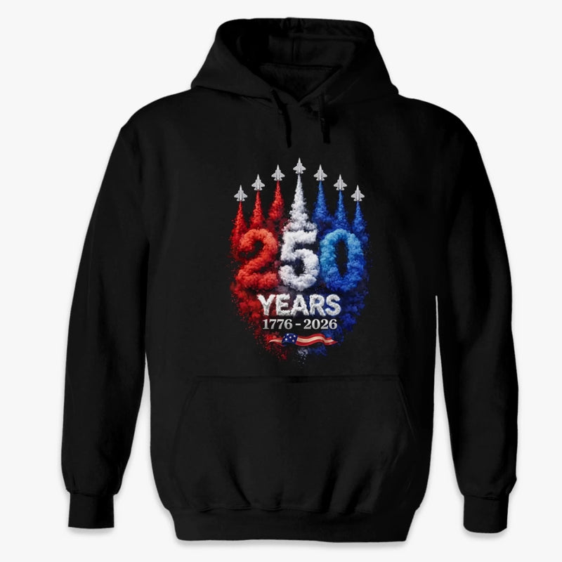 Unisex T-shirt, Premium T-shirt, Hoodie - America 250th Anniversary Gifts For Men And Women - Land Of Brave Hearts