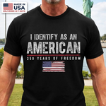 Unisex T-shirt, Premium T-shirt, Hoodie - America 250th Anniversary Gifts For Men And Women - Liberty Stands Tall
