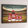 Custom Horizontal Poster - Personalized Mother's Day Gifts For Mom, Grandma - Built By Mom’s All Stars