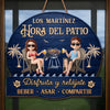 Letrero De Madera Personalizado – Regalo De Aniversario De Boda Personalizado Para Esposo Y Esposa, Para Él Y Para Ella – Juntos Es Nuestro Lugar Favorito