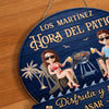 Letrero De Madera Personalizado – Regalo De Aniversario De Boda Personalizado Para Esposo Y Esposa, Para Él Y Para Ella – Juntos Es Nuestro Lugar Favorito