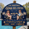 Letrero De Madera Personalizado – Regalo De Aniversario De Boda Personalizado Para Esposo Y Esposa, Para Él Y Para Ella – Juntos Es Nuestro Lugar Favorito