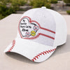 Custom Hat, All Over Print Classic Cap - Personalized  Birthday Gifts For Mom, Dad - Everything I Am Is Because Of You