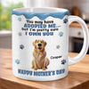 Custom 3D Inflated Effect Printed Mug - Personalized Mother's Day Birthday Gifts For Dog Cat Lovers, Dog Mom, Cat Owners - You Feed Me, I Own You