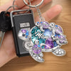 Custom Shaped Acrylic Keychain - Personalized Mother's Day Birthday Gifts For Mom, Grandma - Slow And Steady Mom Love