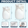 Custom Flower Vase With Ribbon - Personalized Mother's Day Birthday Gifts For Mom, Grandma - Her Love Bloomed Into Generations