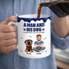 Custom 3D Inflated Effect Printed Mug - Personalized Father's Day Birthday Gifts For Dog Lovers, Dog Dad - Fur Baby Big Love
