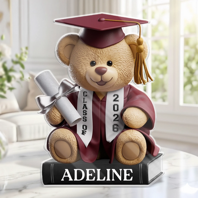 Custom Acrylic Plaque - Personalized Graduation Gifts For Him, Her - The Best Is Yet To Come