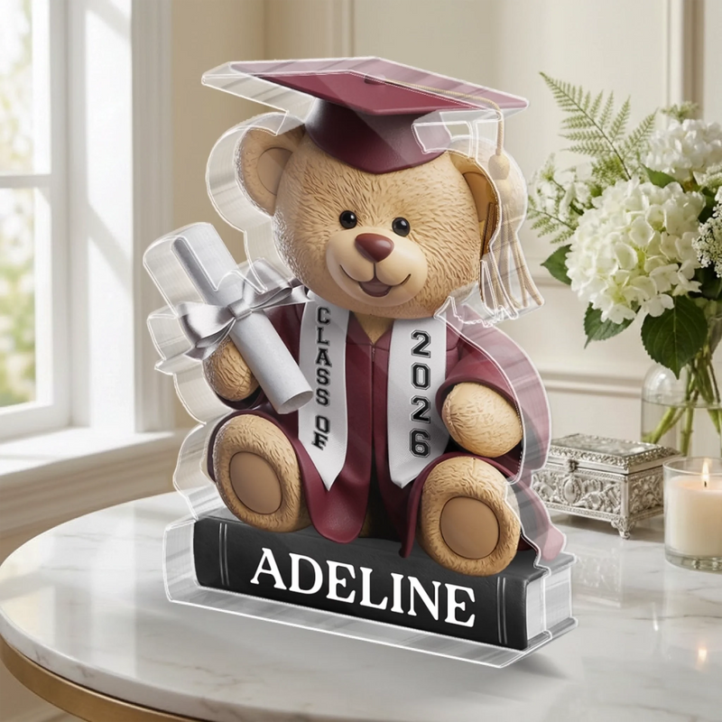 Custom Acrylic Plaque - Personalized Graduation Gifts For Him, Her - The Best Is Yet To Come