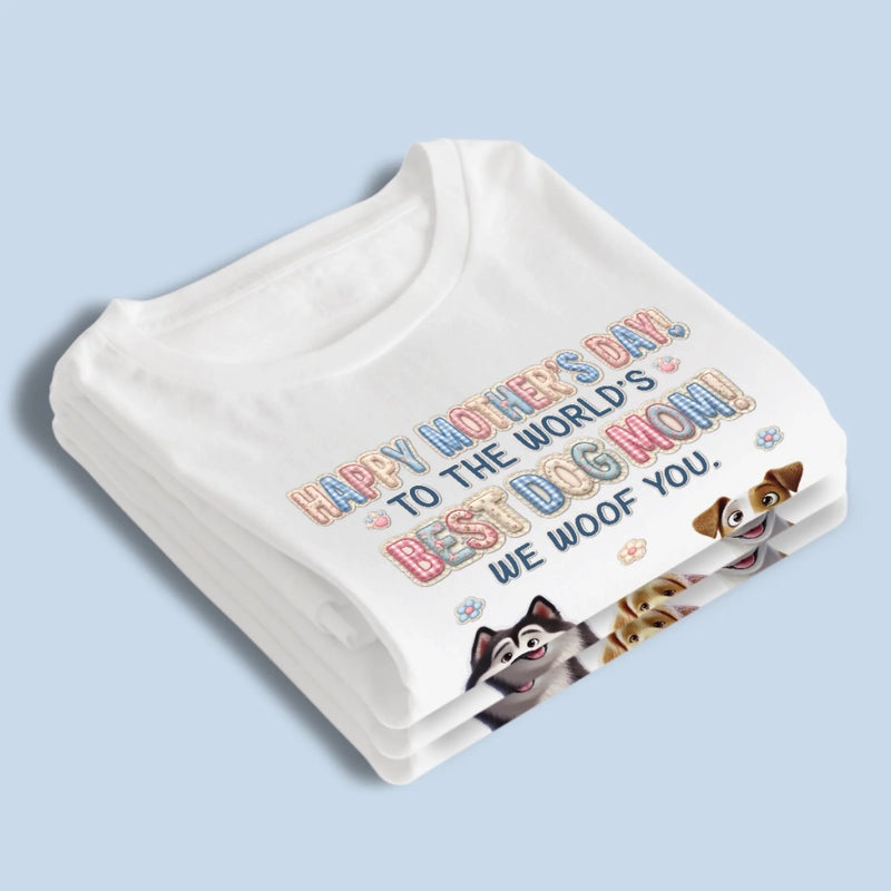 Custom Unisex T-shirt, Premium T-shirt, Hoodie - Personalized Mother's Day Birthday Gifts For Dog Lovers, Dog Dad And Mom - Celebrating The Queen Of Cuddles