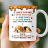 Custom 3D Inflated Effect Printed Mug - Personalized Mother's Day Birthday Gifts For Dog Lovers, Dog Mom - We Love You So Much