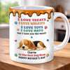 Custom 3D Inflated Effect Printed Mug - Personalized Mother's Day Birthday Gifts For Dog Lovers, Dog Mom - We Love You So Much