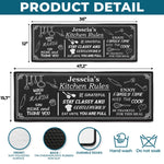 Custom Runner Rug - Personalized Birthday Gifts For Women, Men - Kitchen Full Of Love And Joy