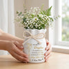 Custom Flower Vase With Ribbon - Personalized Mother's Day Birthday Gifts For Daughter - You Hold Love So Beautifully