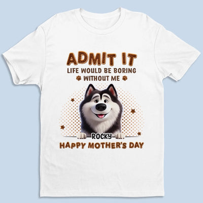 Custom Unisex T-shirt, Premium T-shirt, Hoodie - Personalized Mother's Day Birthday Gifts For Dog Cat Lovers, Dog Dad And Mom, Cat Owners - A Daily Dose Of Furry Attitude