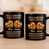 Custom Black Mug - Personalized Birthday Gifts For Brother - Brave Brother Club